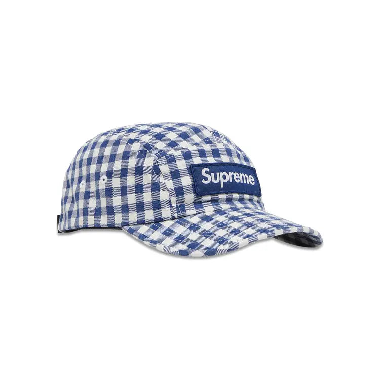 Casquette Supreme 'Gingham' - Marine