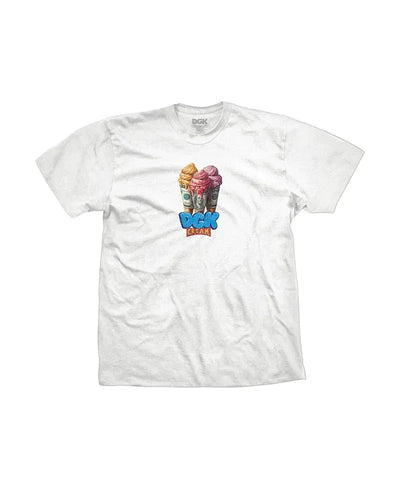 DGK T-shirt 'Dough Cone' Poids Lourd - Blanc
