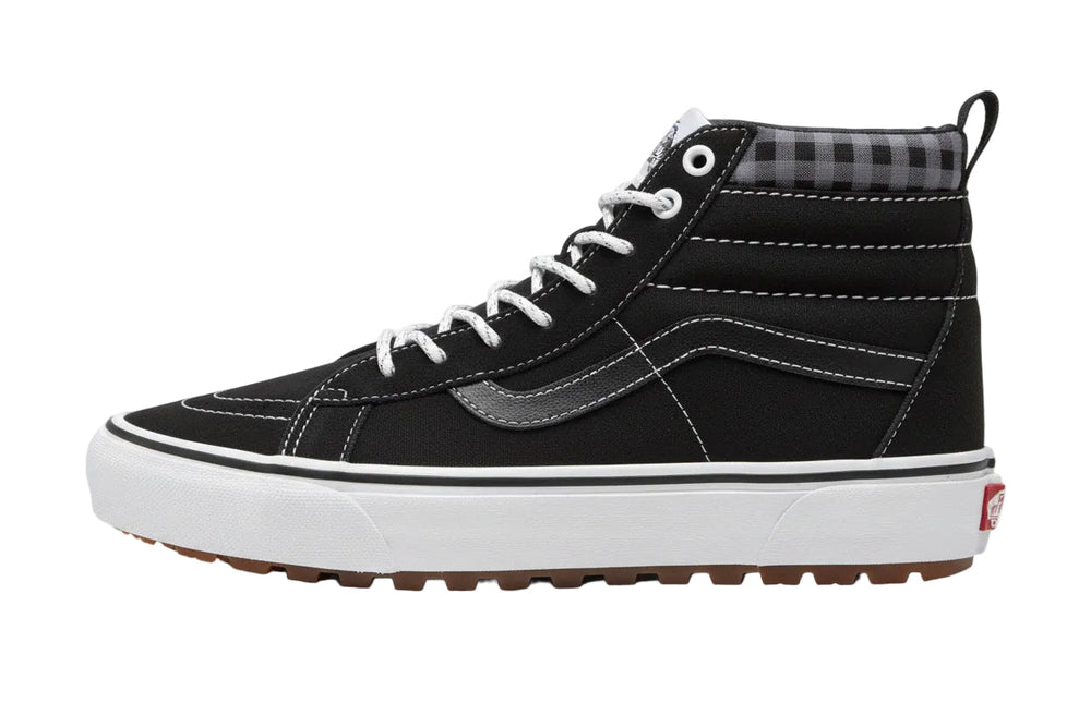 Vans 'SK8-HI MTE-1' Winter Boots - Plaid Grey/White (Women’s)
