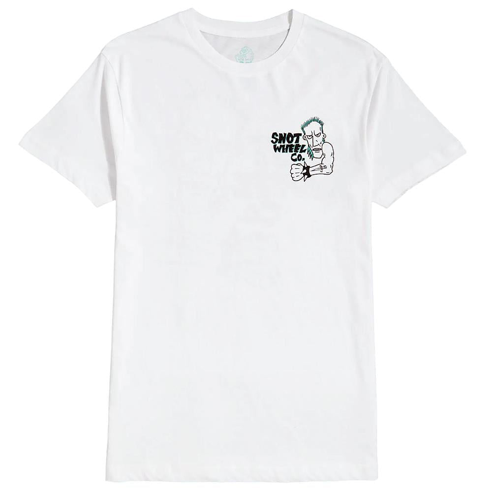 T-shirt 'Bad Boi' par Snot Wheels Co. - Blanc