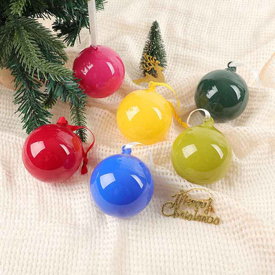 Ornement de Noël en verre Boule de Noël festive