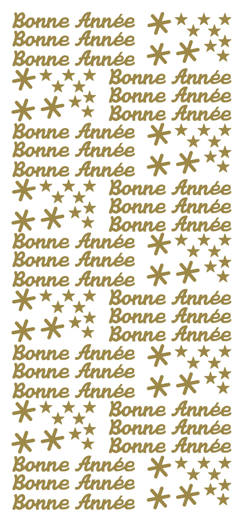Peel Off Stickers - Bonne Année