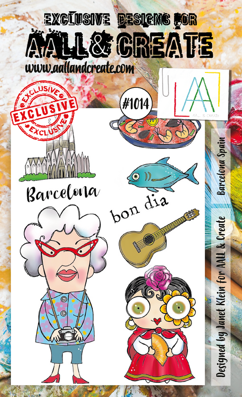 AALL and Create Set de Tampons A6 - #1014 - Barcelone Espagne