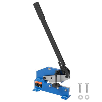 Cisaille manuelle VEVOR 8" pour le traitement des tôles, coupeuse d'établi HS-8 en matériau Q235, pour le façonnage de l'acier épais, machine de presse à rouleaux robuste pour les constructeurs et les bricoleurs