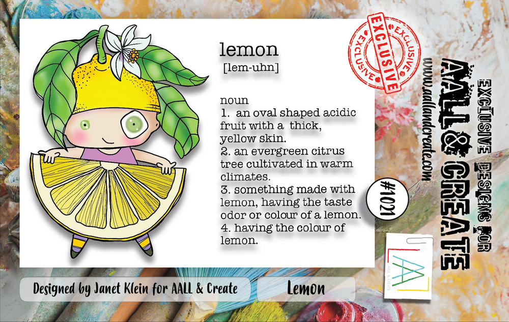 AALL and Create #1021 - Set de tampons A7 - Citron