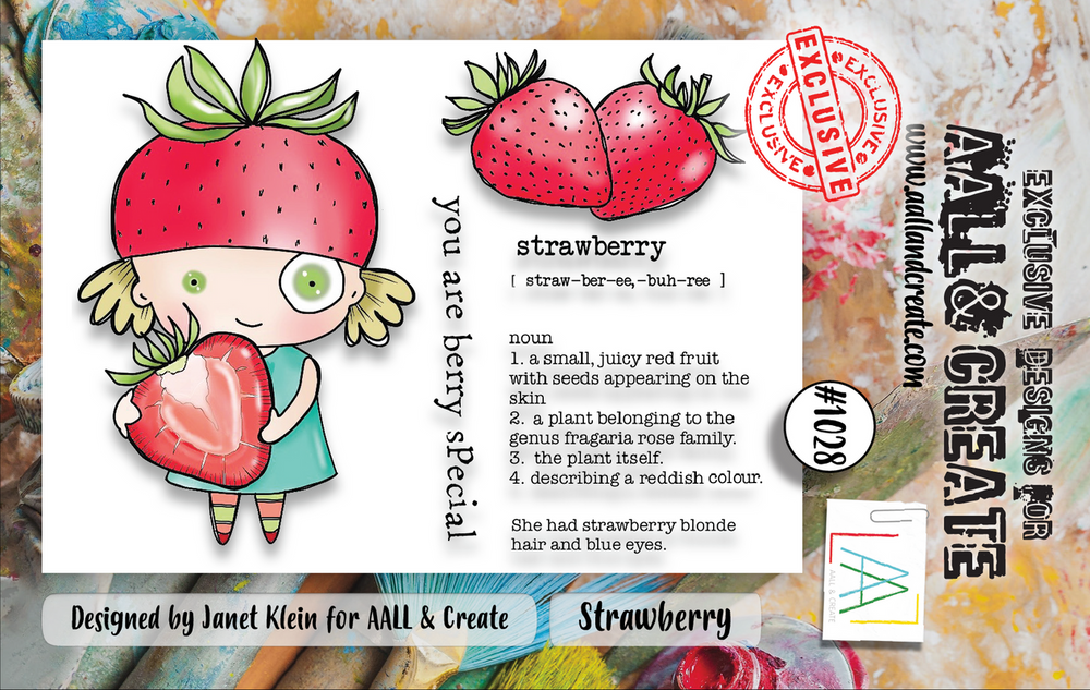 AALL and Create #1028 - Ensemble de tampons A7 - Fraise