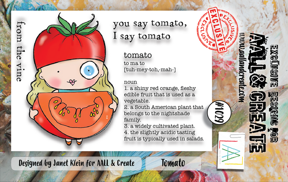 AALL and Create #1029 - Planche de tampons A7 - Tomate