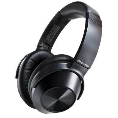 Casque d'écoute sans fil supra-auriculaire Sharp HP-60 avec réduction active du bruit et autonomie de 20 heures