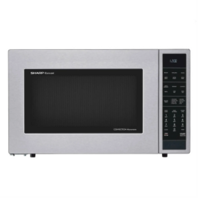 Sharp SMC1585KS Carousel Convection Microwave Oven – 1.5 cu. ft. 900W Stainless Steel