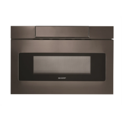 Four à micro-ondes tiroir Sharp SMD2477AHC – 24 pouces 1,2 pi³ 950W Acier inoxydable noir