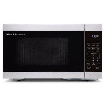 SHARP SMC1162KSC Carousel Countertop Microwave Oven – 1.1 cu. ft. 900W Stainless Steel