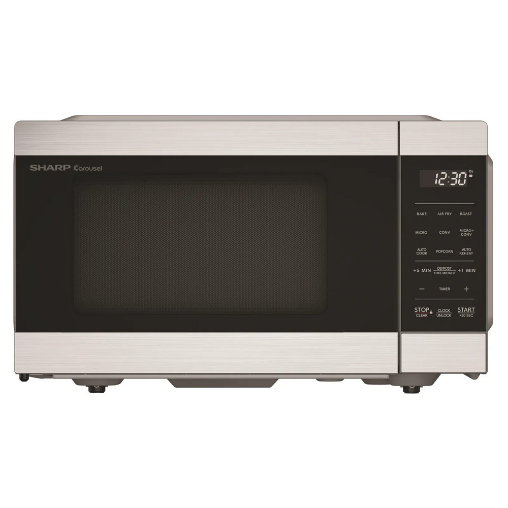 Sharp SMC0985KSC 3-in-1 Convection Microwave Oven Air Fryer – 0.9 cu. ft. 900W Stainless Steel