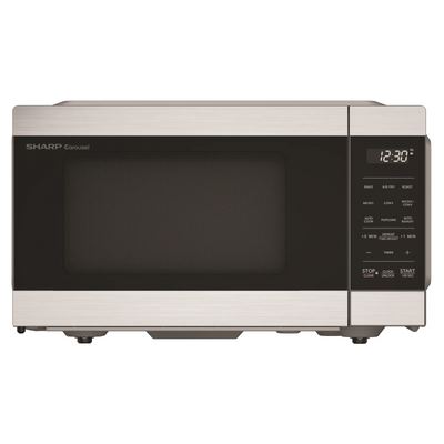 Four micro-ondes 3-en-1 Sharp SMC0985KSC avec convection et friteuse à air – 0,9 pi³, 900W, acier inoxydable
