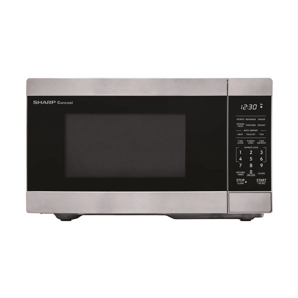 Sharp SMC0762KSC Countertop Microwave Oven – 0.7 cu. ft. 700W Stainless Steel