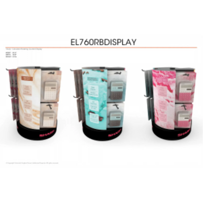 Sharp Calculator Countertop Display (EL760-Displays)