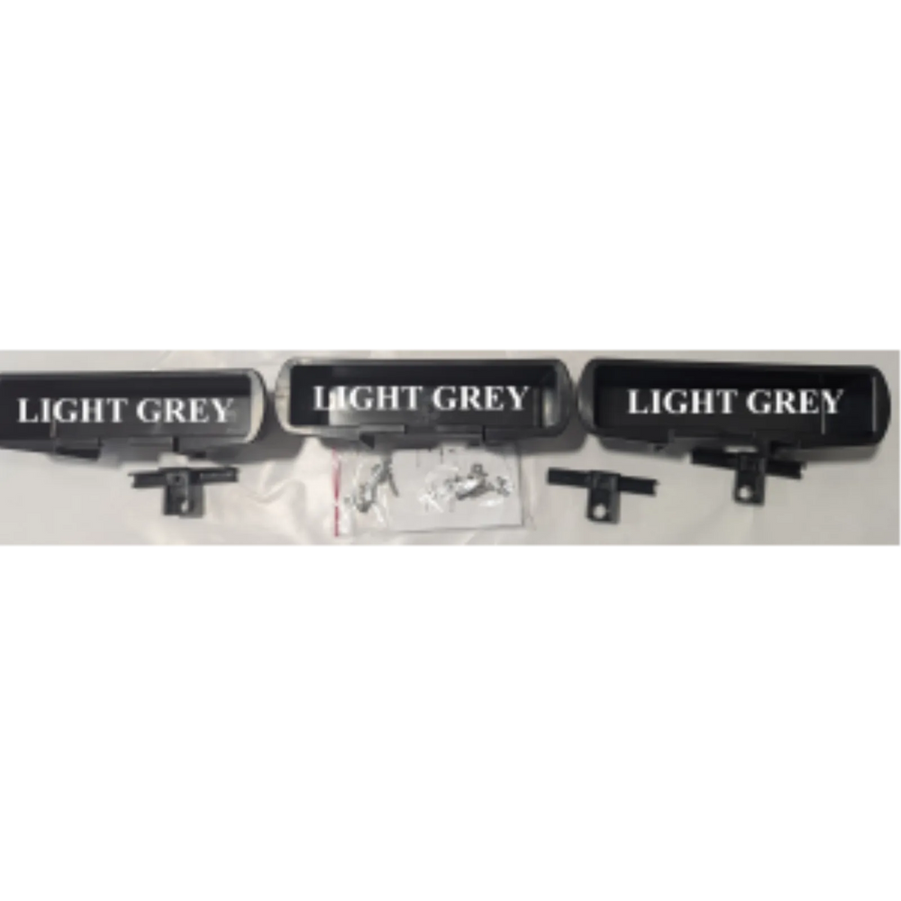 TITAN 3 CONTAINERS AND HOOKS LIGHT GREY KIT, SCREWS FOR SHELF WITH WHITE PANELS