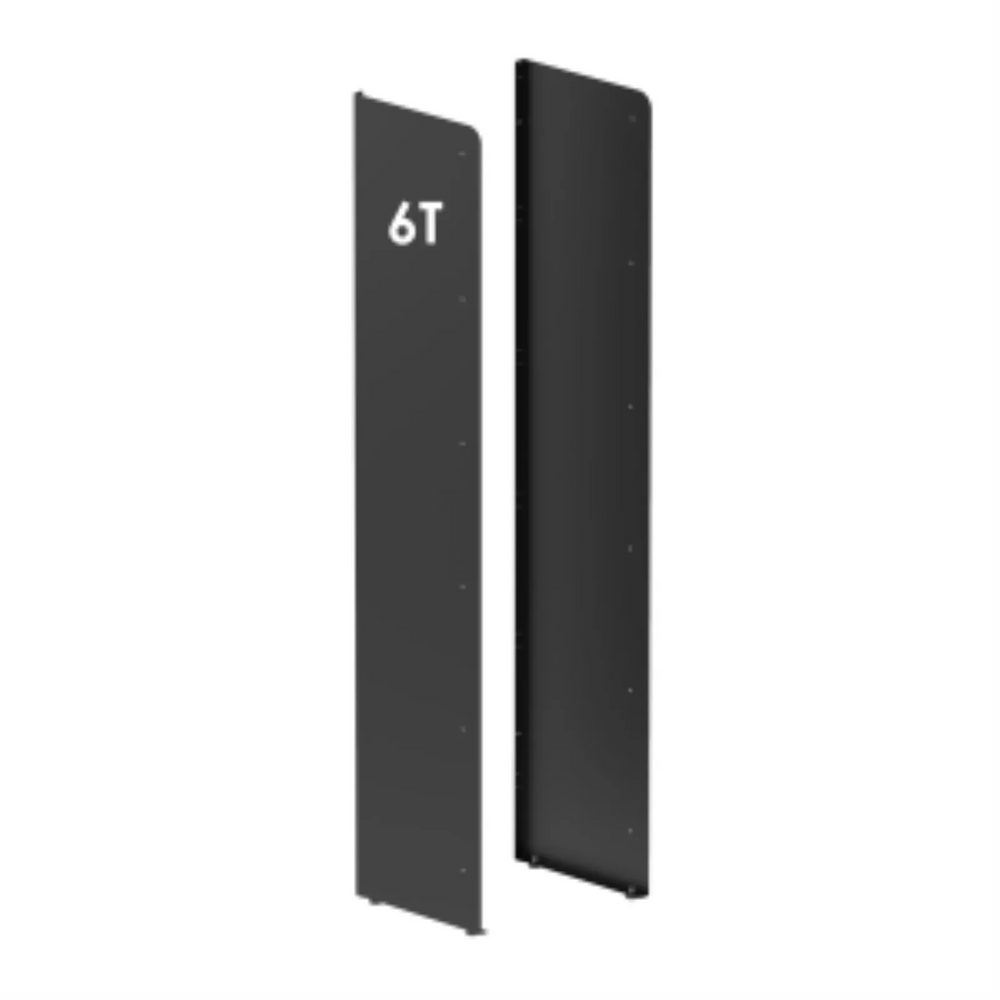 Rakabot Titan 6 Tier  powder coated side panel MATE BLACK