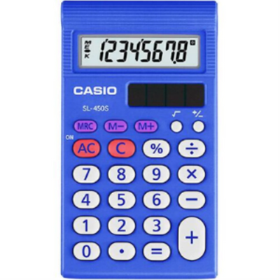 Casio SL-450 Compact Calculator (SL-450L-S1-IH)