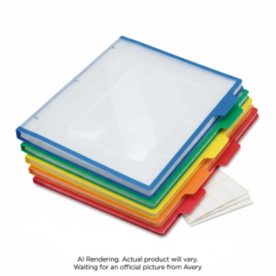 Avery Big Tab UltraLast Dividers, 5 Tab, Multi-Colour (24900)