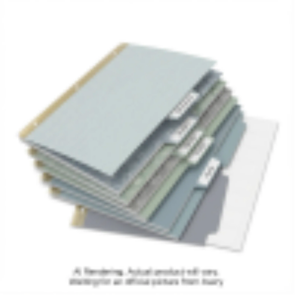 Avery Laser/Inkjet   Big TabTM Reversible Dividers 5 Tab, 1 Set, Toned Down Pattern