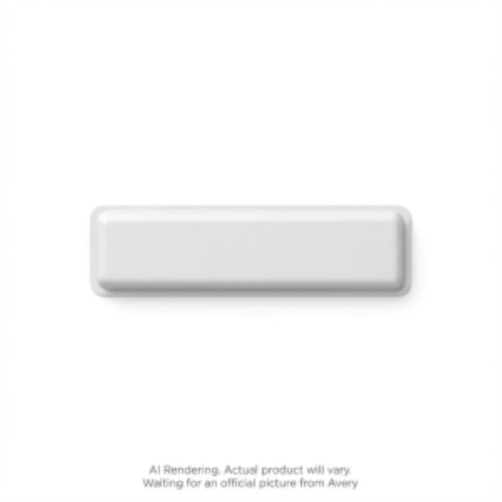 Avery Hand Apply Plain 58 Khz AM Labels, 44.6 mm x 10.15 mm, 108 labels/sheet, 5000 labels/pkg