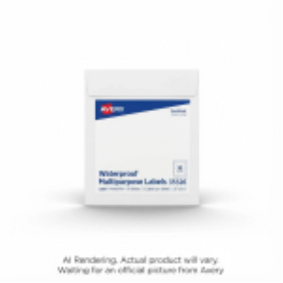 Avery Laser Waterproof Labels 5½" x 8½", White, 20 Labels (35526)