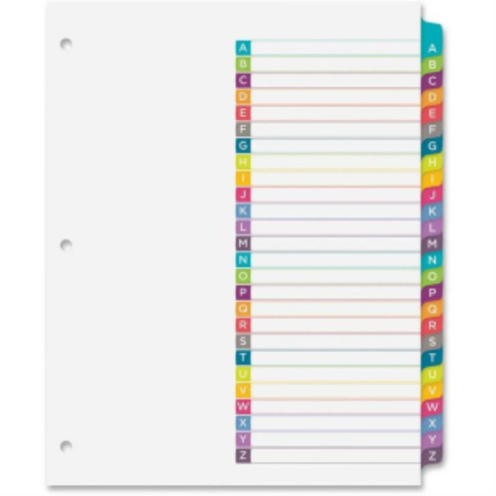 11844 READY INDEX ARCHED TABS LASER/INKJET CONTEMPORARY, A-Z