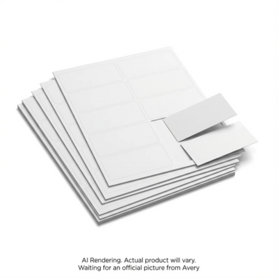 Avery Clean Edge Business Card Paper 5 Sheets, 50 Cards (41871)