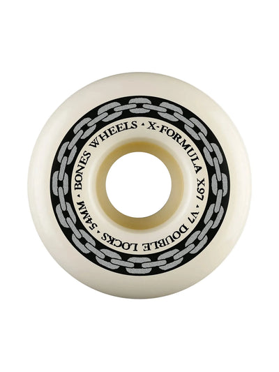 Roues 'XF Double Locks' V7 97A de Bones 54MM - Naturel