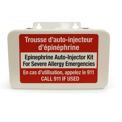 Trousse d'urgence pour allergies – Fixation murale