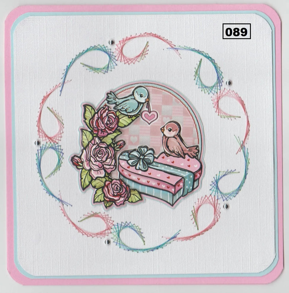 Patron de broderie numérique Laura's Design - Couronne Fleurie