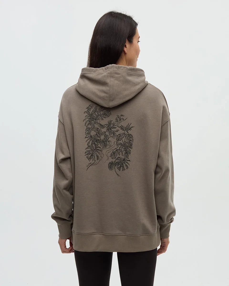 Chandail à Capuchon Oversize Feuillage Amazon