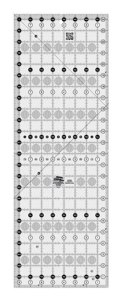 Creative Grids Quilt Ruler 8.5" x 24.5"