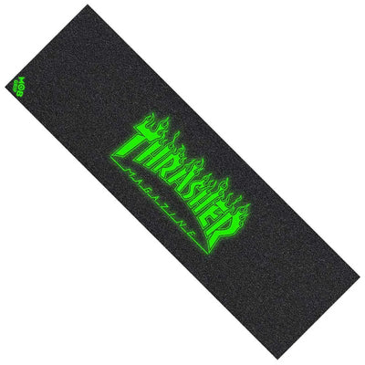 Mob Grip x Thrasher 'Flame Glow Logo' Griptape - Multi