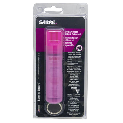 Dissuasif d'attaque pour chiens et coyotes SABRE 22g avec étui et porte-clés