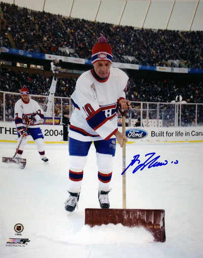 Photographie 8x10 signée par Guy Lafleur - Classique Hivernale
