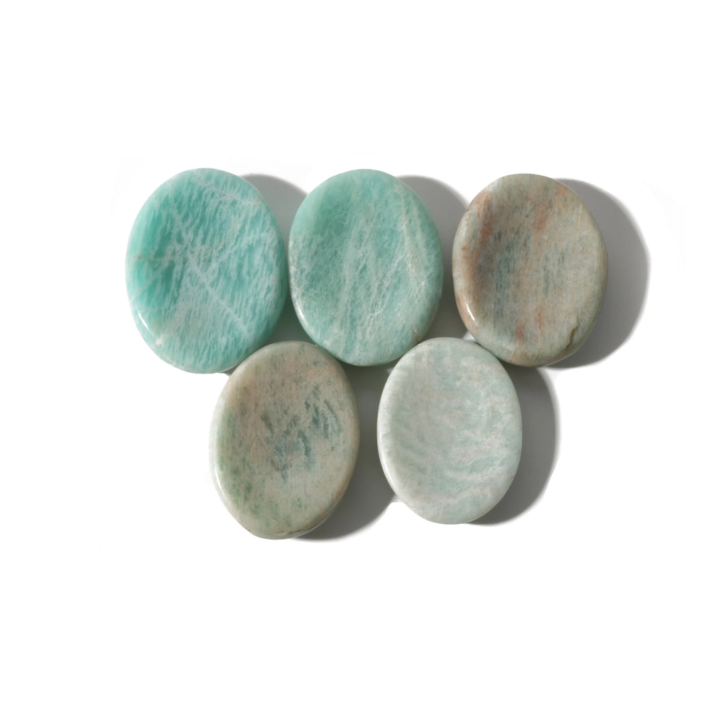 Pierre de souci d'Amazonite - Paquet de 5