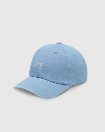 Casquette en denim brodé