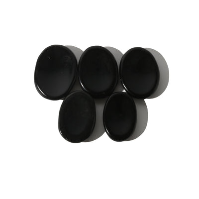 Obsidian Black Worry Stone - Pack of 5