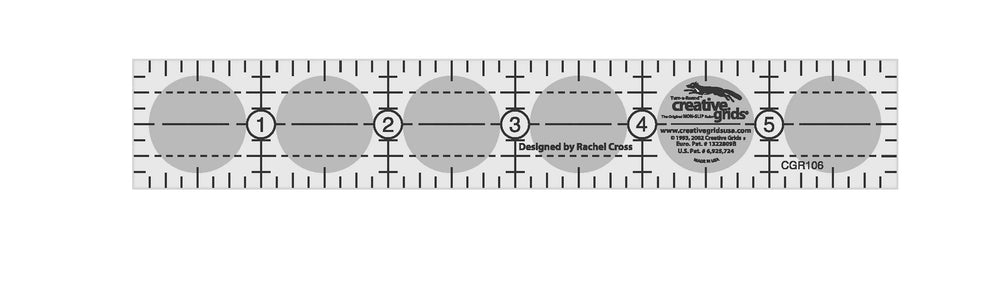 Règle Creative Grids pour courtepointe 1" x 6"