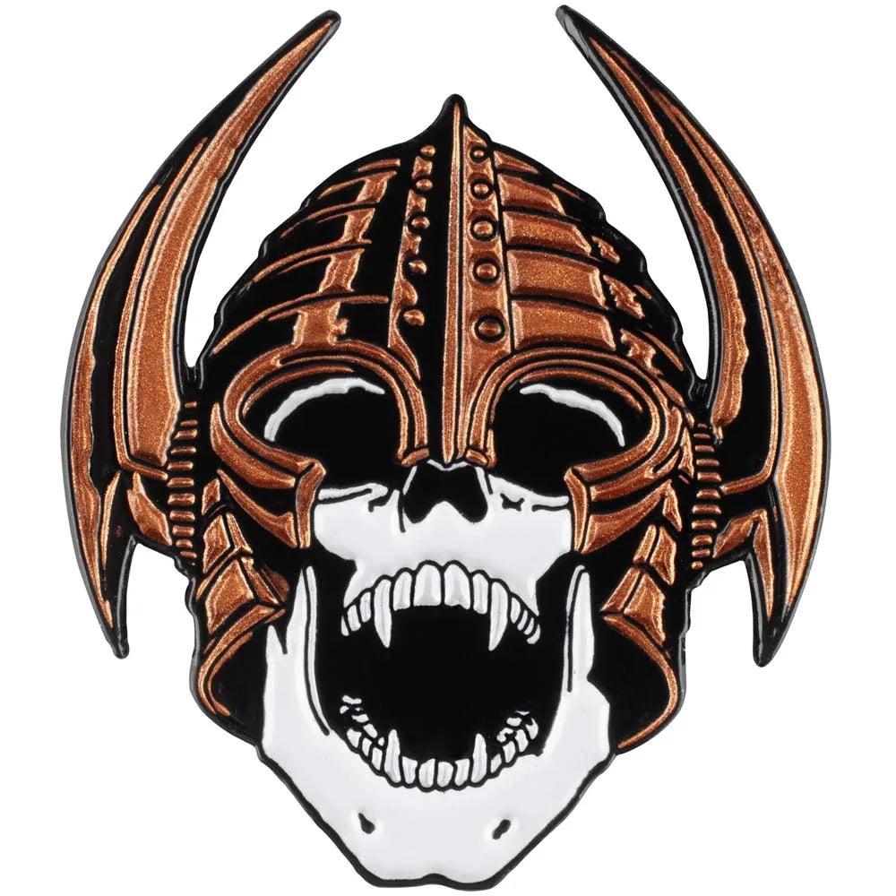Powell Peralta x Per Welinder 'Nordic Skull' Pin - Copper