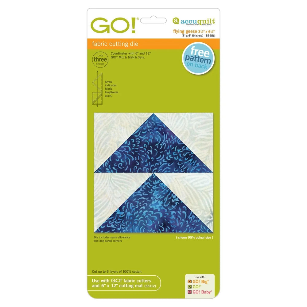 GO! Oies Sauvages - 3 1/2 po x 6 1/2 po (fini 3 po x 6 po)