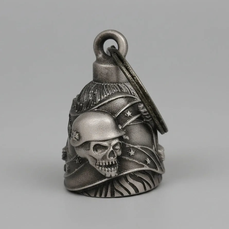 Clochette de moto Casque Allemand Drapeau Rebelle