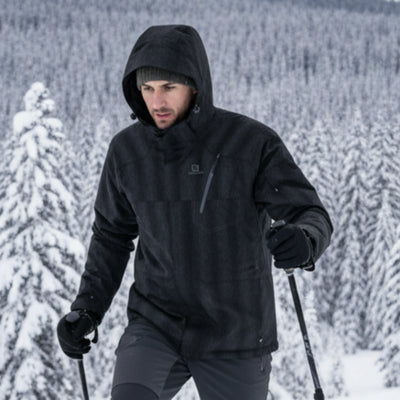Salomon Veste de Ski Isolée Zero pour Homme, Taille Petit