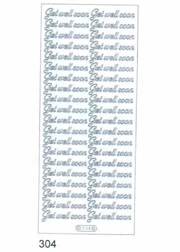 Autocollants Déco - Rétablissez-vous vite
