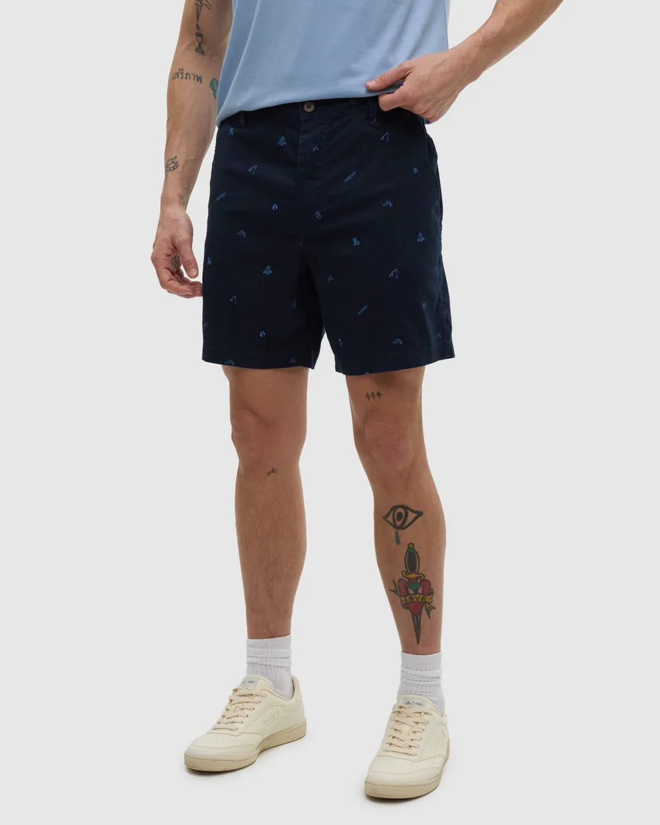 Short Latitude 7" en chanvre
