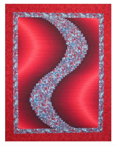 Tissu Bargello 2.0 « Big Red » par Susie Weaver (2 tissus)