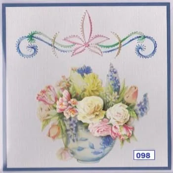 Patron de broderie numérique Laura's Design - Bordure Lys