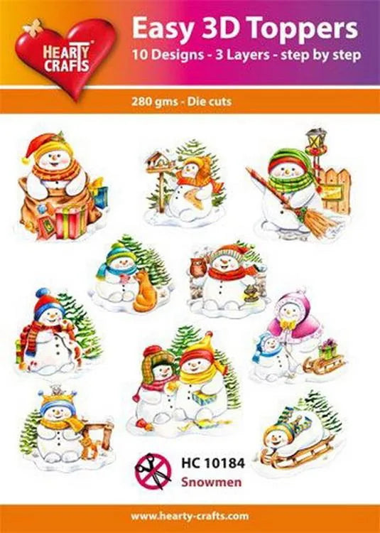 Facile 3D - Bonshommes de neige