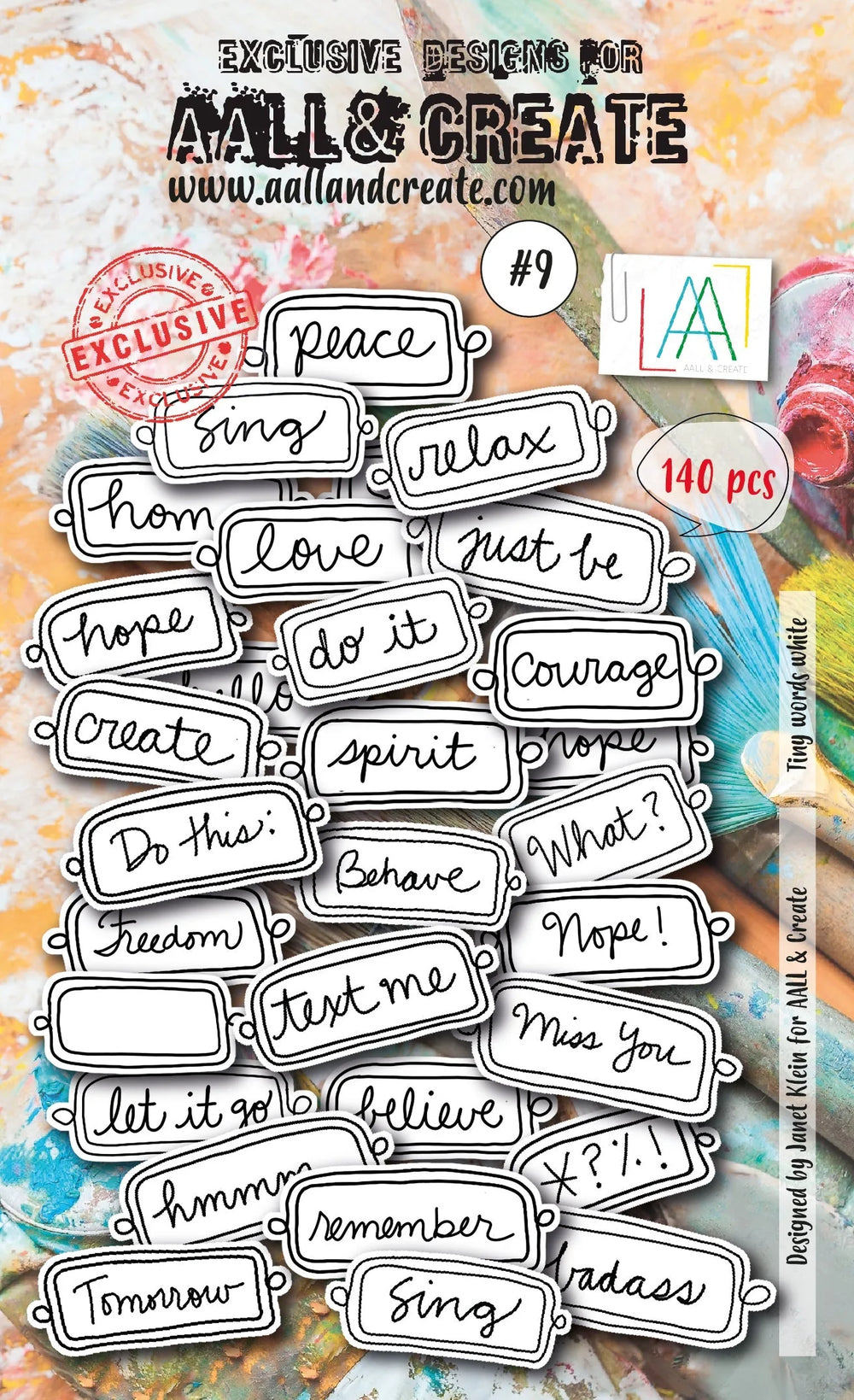 AALL and Create Éphémère - 009 - Minuscules Mots Blanc